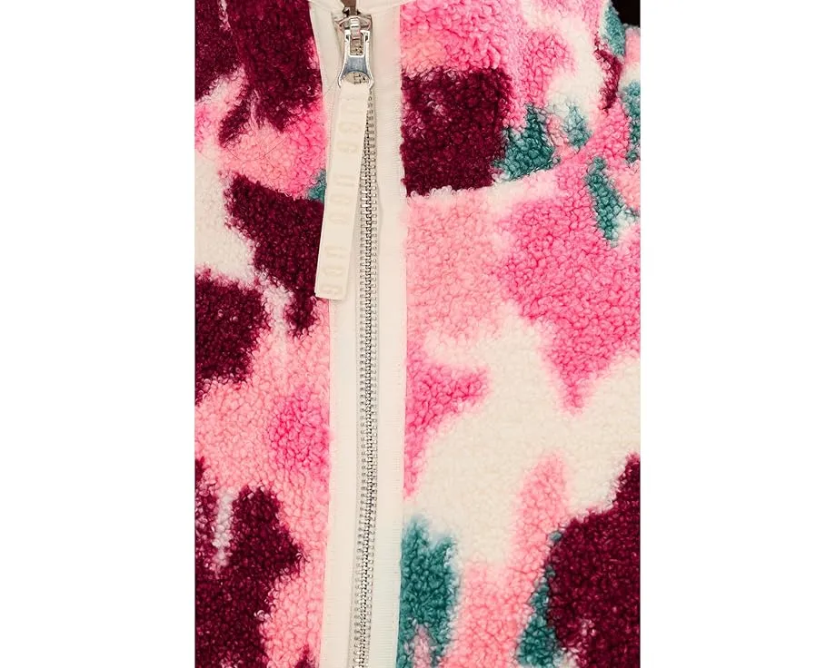 Куртка UGG Marlene Splatter с эффектом брызг краски и уютным флисом