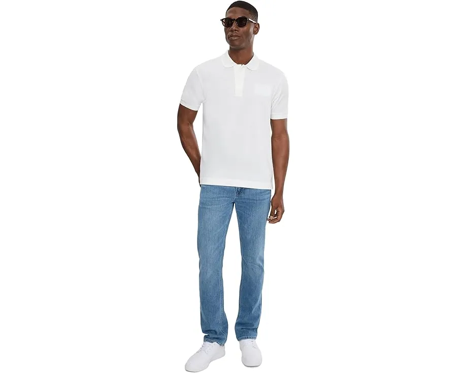 Поло Lacoste Classic Fit с тисненым логотипом из хлопка petit pique