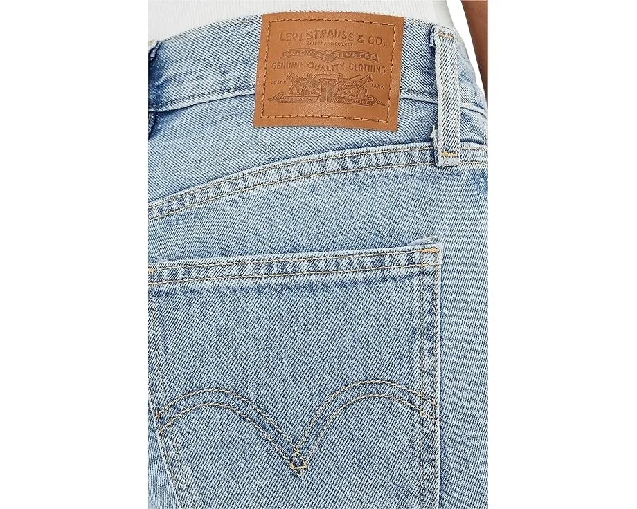 Джинсы Levi's Dad Jean с резинкой на талии и прямым кроем