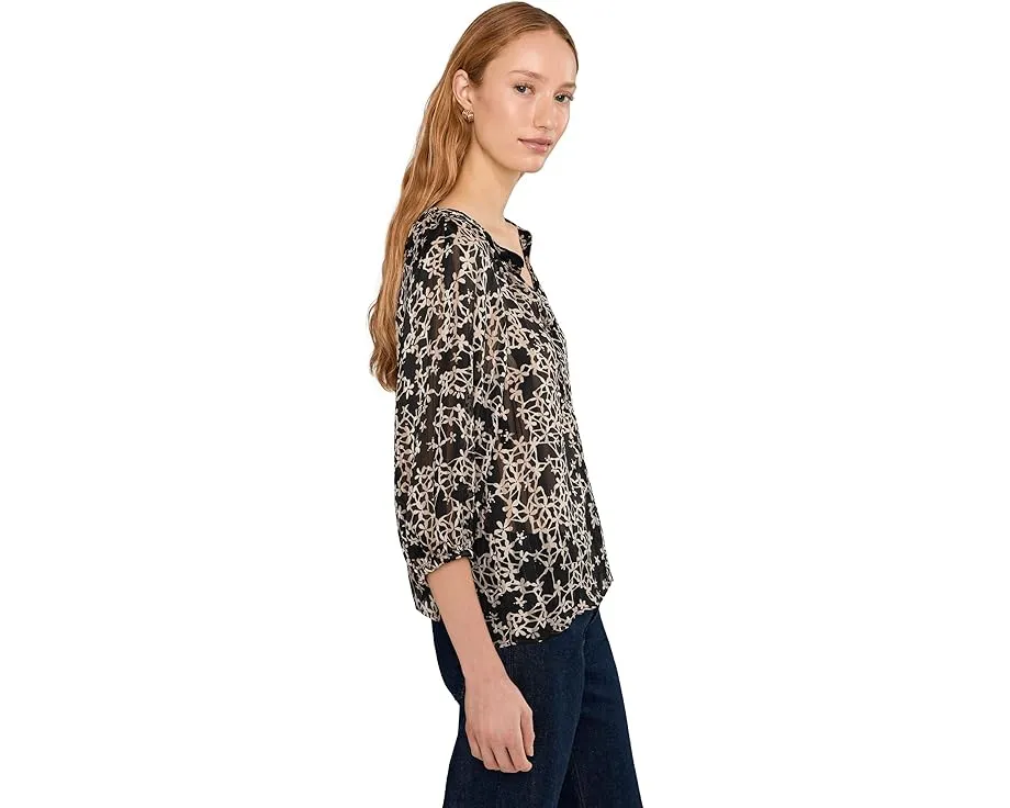 Блузка Vince Camuto с регланными рукавами и принтом