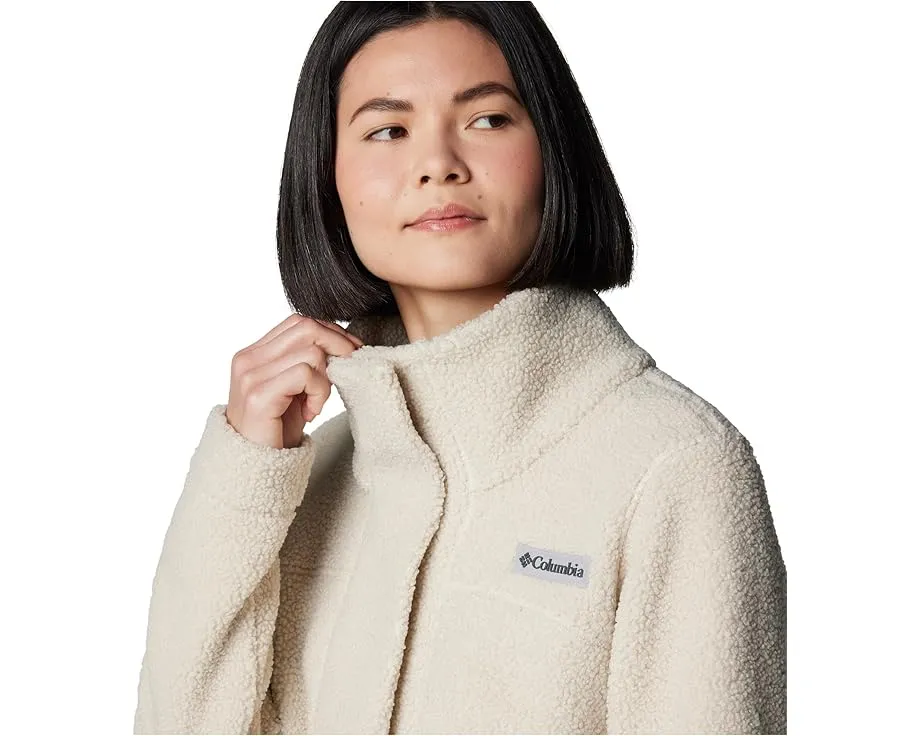 Длинное пальто Columbia Plus Size Panorama с ветрозащитным клапаном