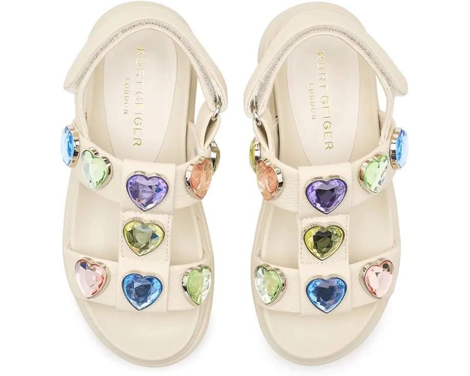 Детские кроссовки Kurt Geiger London Mini Orson Hearts с сердечками