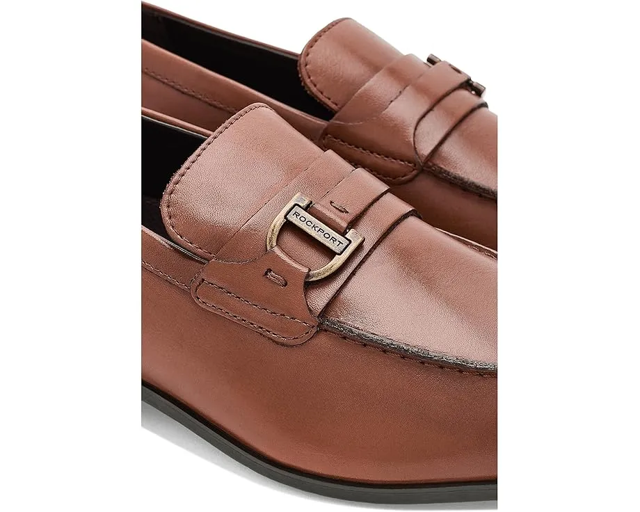 Лоферы Rockport Carlo из черной кожи с металлической деталью