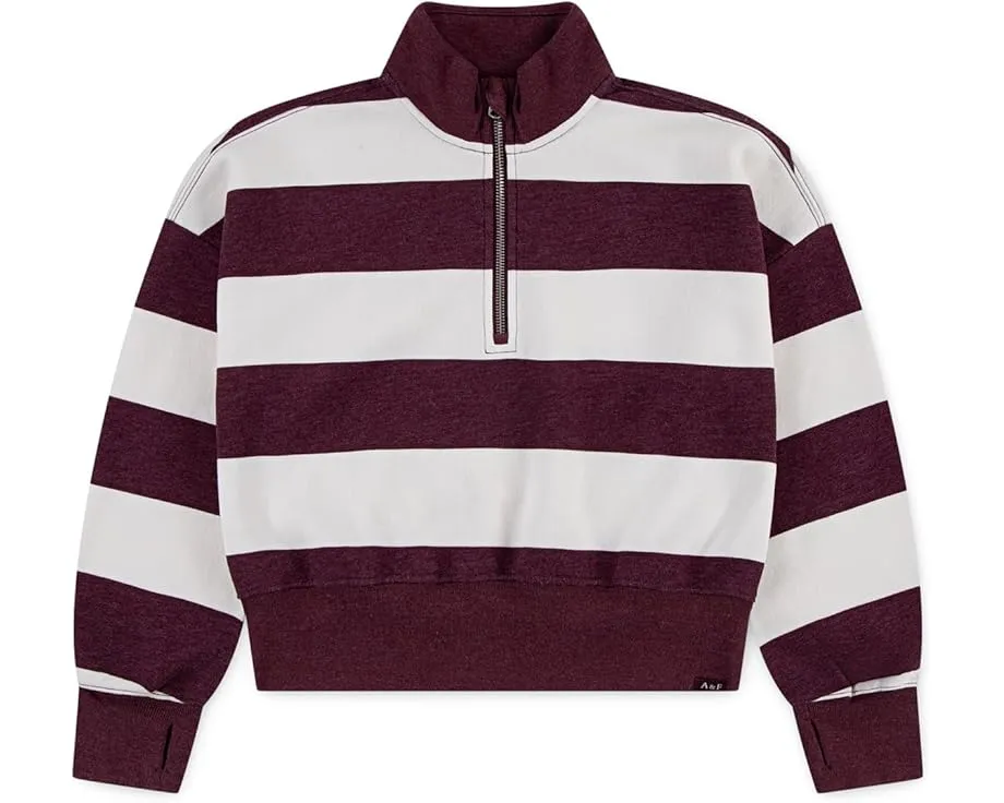 Толстовка Quarter Zip Preppy для детей из переработанного флиса