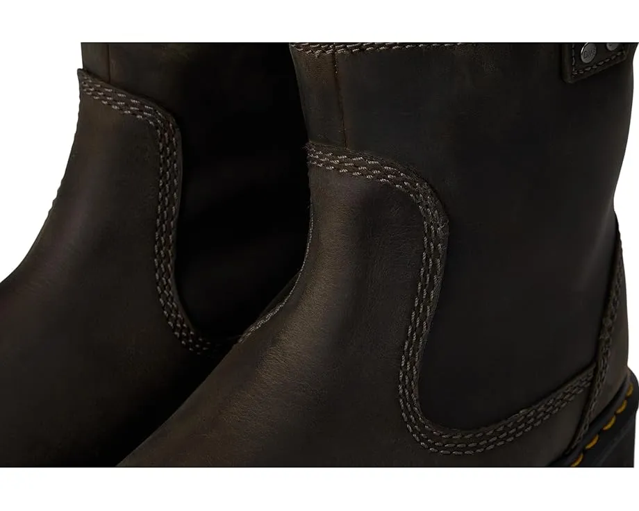 Ботинки Dr. Martens Anistone Lo Leather Pull-On с металлическими пластинами