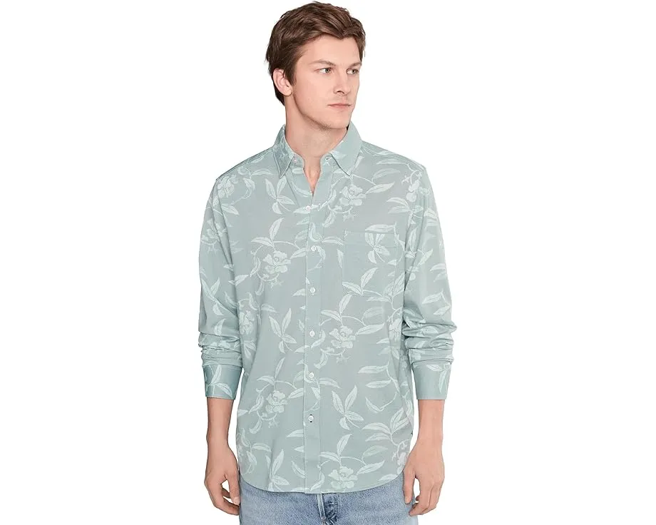 Длинная рубашка Tommy Bahama San Lucio Gardenia с воротником и манжетами на пуговицах