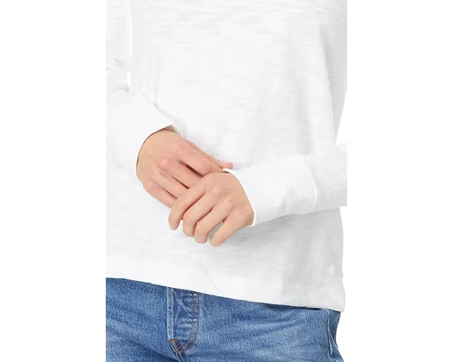 Длинная футболка Lilla P с резинкой на манжетах и воротнике