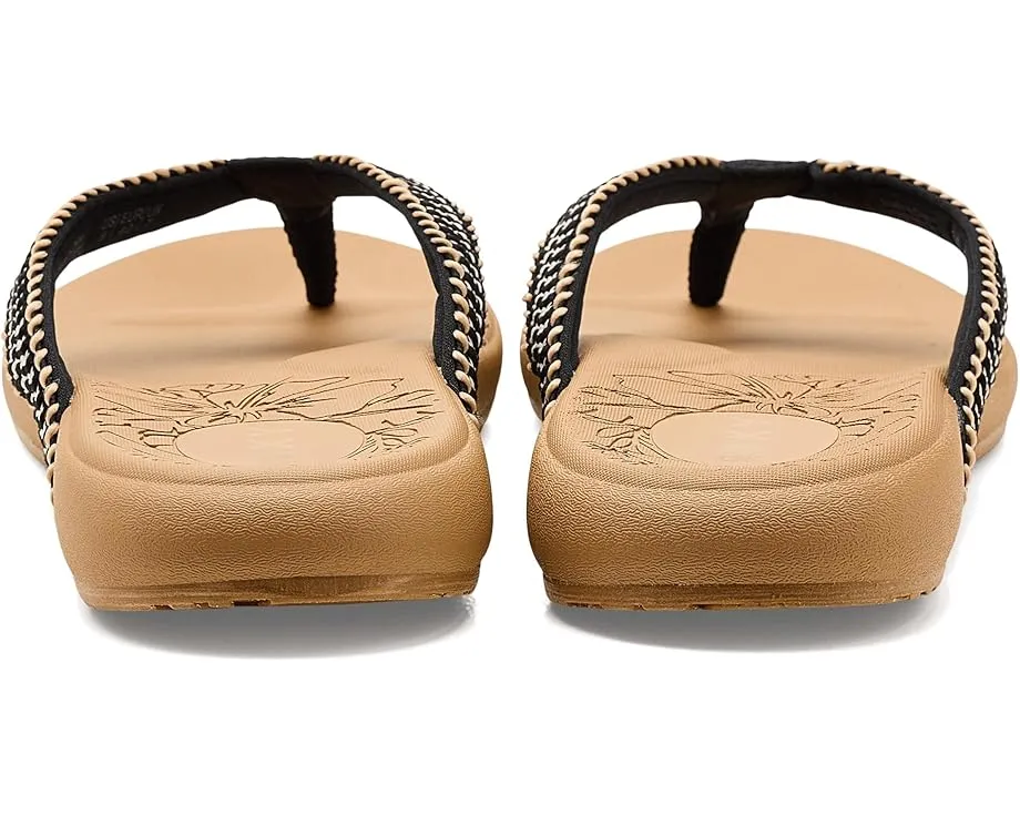 Сандалии Roxy Mellow Lx с мягким полиэстеровым верхом