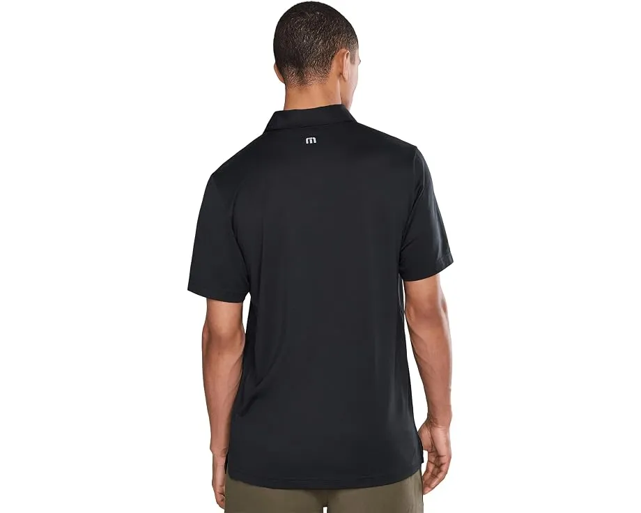 Пиковая рубашка Featherweight Cheststripe TravisMathew с горизонтальной полосой