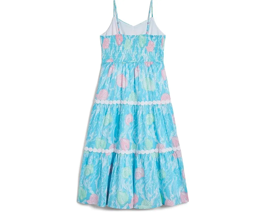 Платье Mini Zanna Midi с цветочным принтом от Lilly Pulitzer