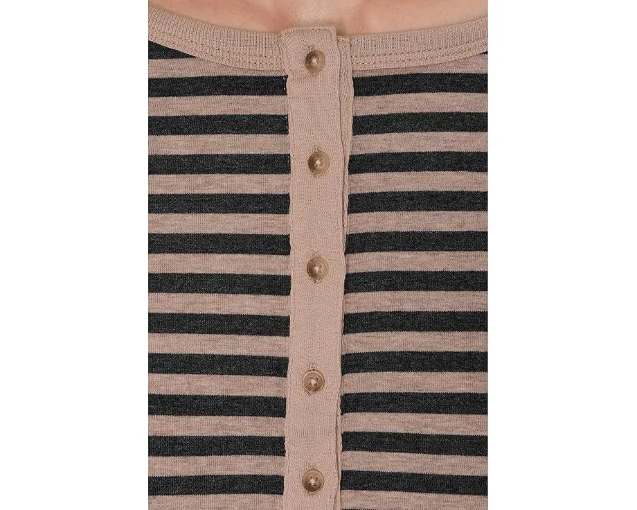 Хенли с длинным рукавом и асимметричным подолом в облегающем крое Mod-o-doc