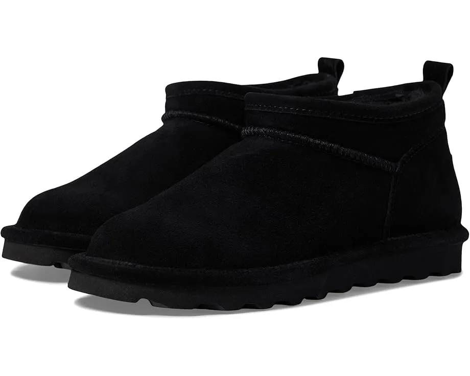 Сапоги Super Shorty Bearpaw из замши с овечьей шерстью и съемной стелькой