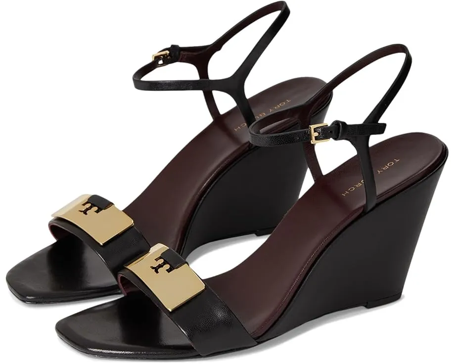 Босоножки Tory Burch Gigi Wedge Sandal 80Mm на танкетке с регулируемой пряжкой
