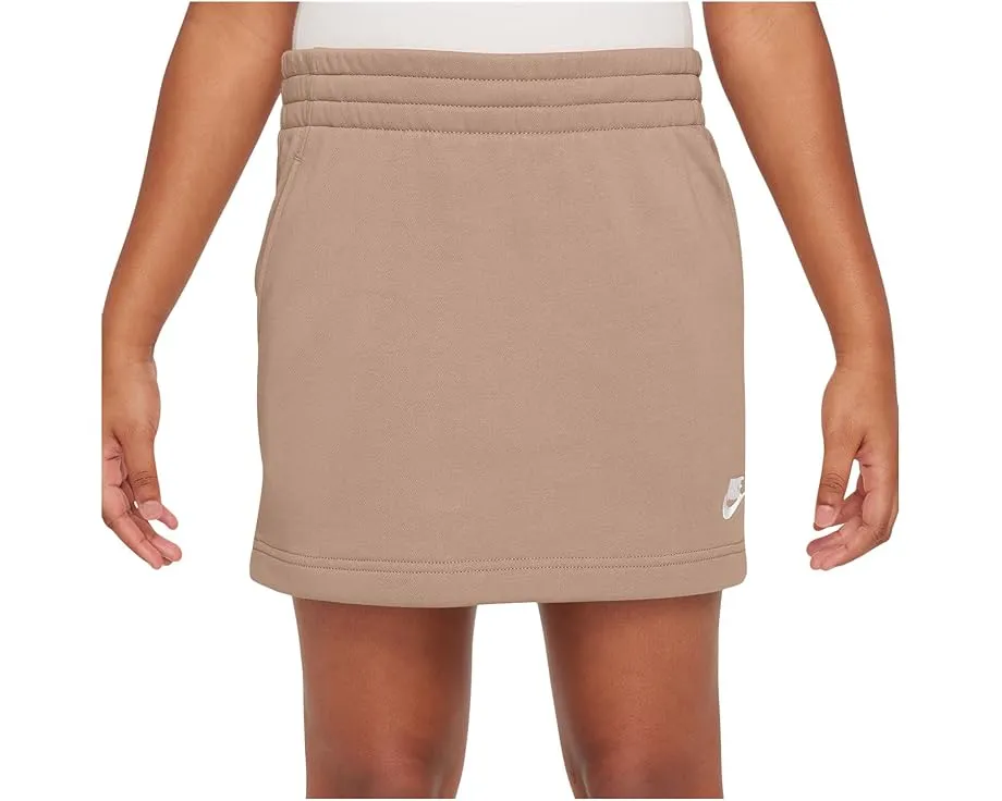 Детская юбка Nike Sportswear Club French Terry из мягкого флиса