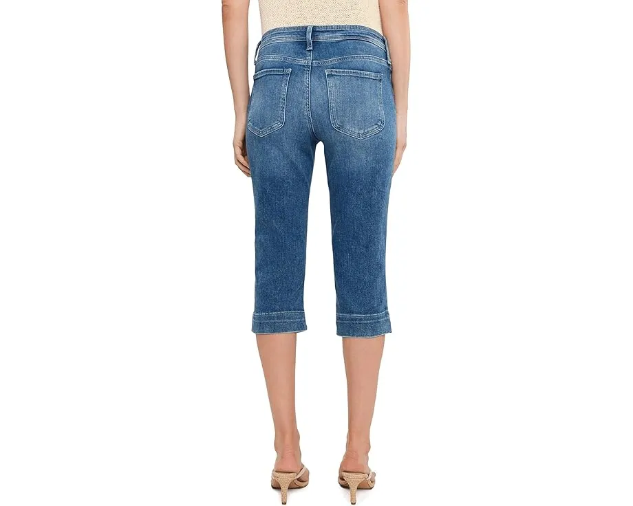 Джинсы Petite Marilyn Crop от NYDJ с завышенной талией