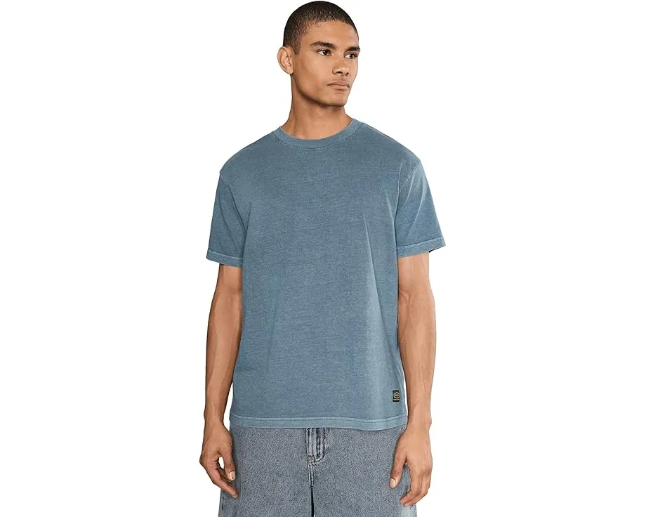 Футболка RVCA Midweight Label Short Sleeve повышенной плотности с этикеткой