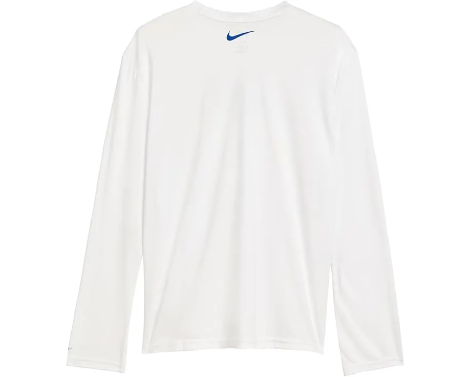 Футболка Nike Kids Hydroguard Swoosh Over с длинным рукавом и технологией Dri-FIT UV