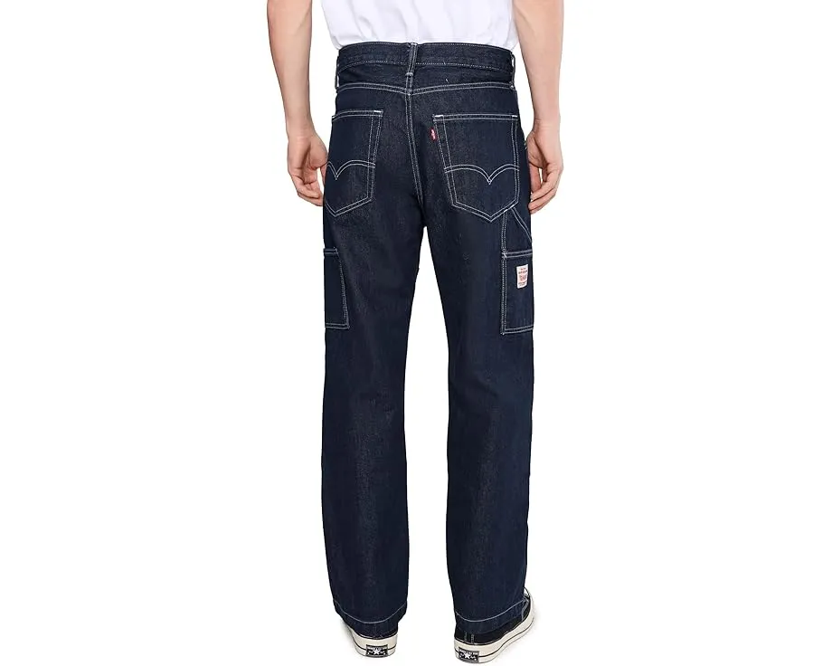 Джинсы Levi's Premium 568 Loose Straight Double Knee из плотного денима