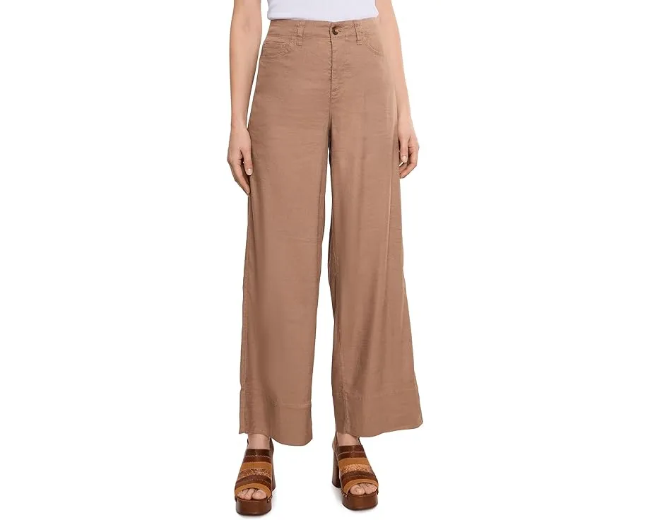 Широкие брюки Petite Five-Pocket из стрейч-льна с технологией Lift Tuck от NYDJ