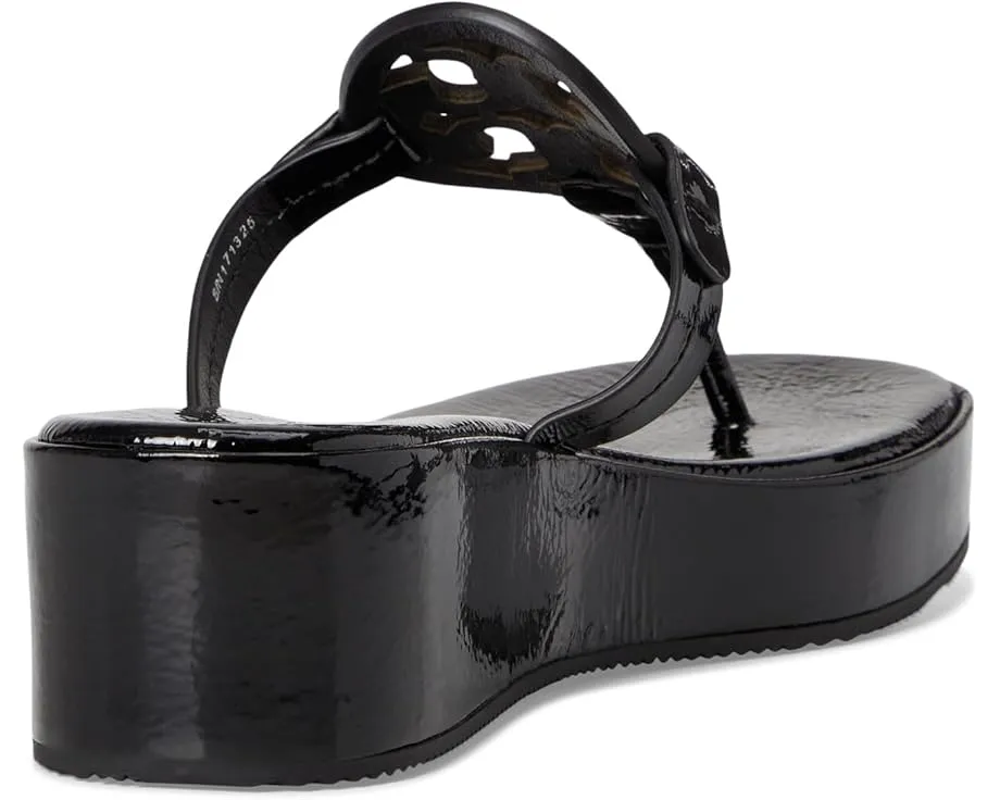 Босоножки Tory Burch Miller Wedge 25Mm на платформе с кожаным верхом