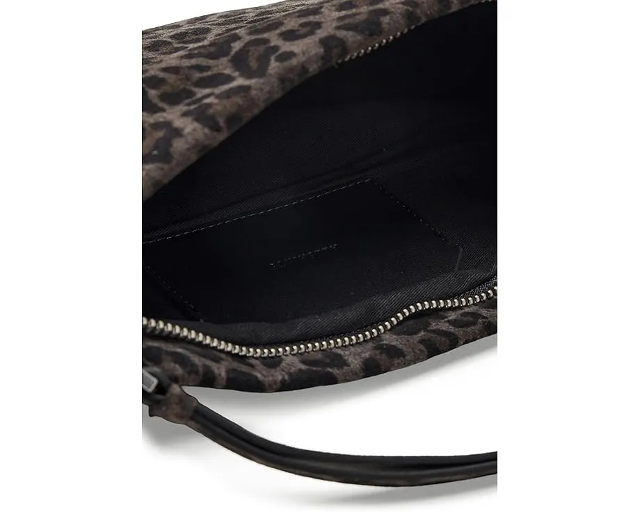 Клатч Bettina Leppo из мягкой кожи с принтом под животное AllSaints