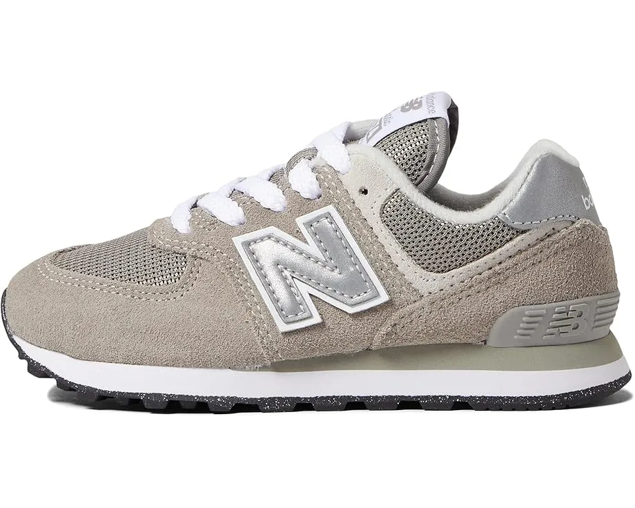 New Balance 574 Core детские кроссовки с верхом из замши и сетки
