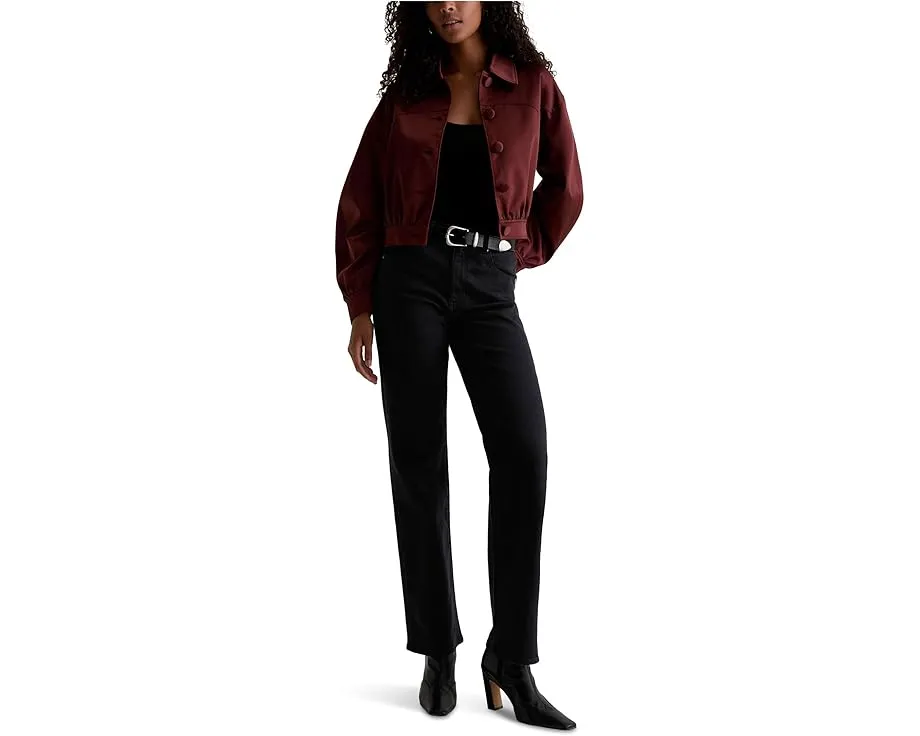 Прямые джинсы Brinley среднего подъема с посадкой на талии от AG Jeans