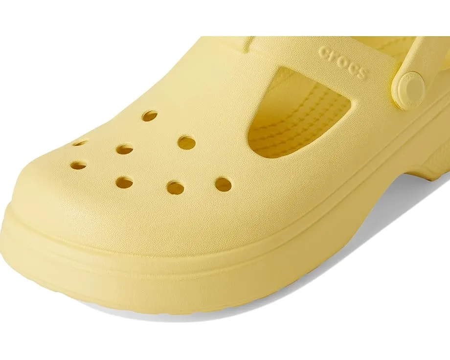 Детские кроксы Crocs Classic Mary Jane с ремешком в классическом стиле