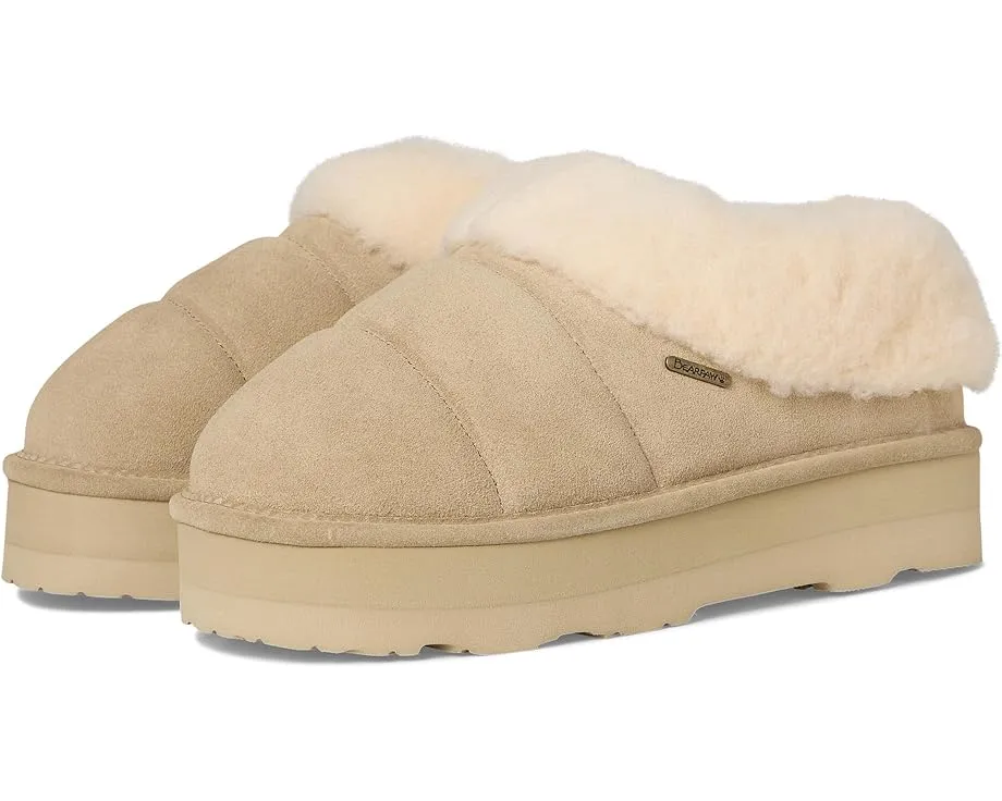 Уютные тапочки Bearpaw Ari из замши с подкладкой из овчины