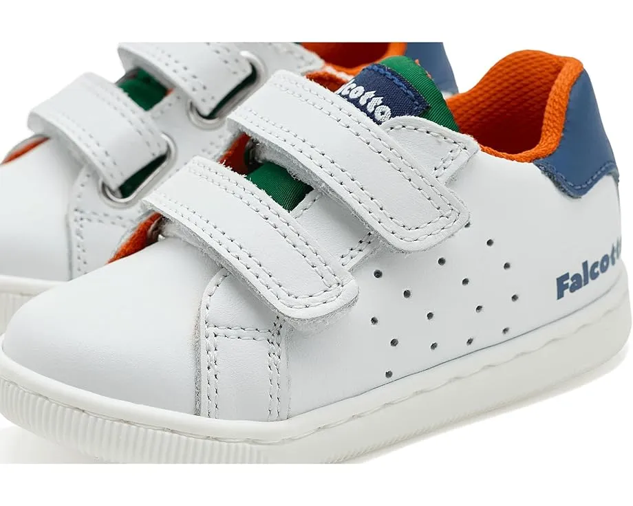 Кожаные кроссовки Naturino Kiner Low Vl с боковой перфорацией