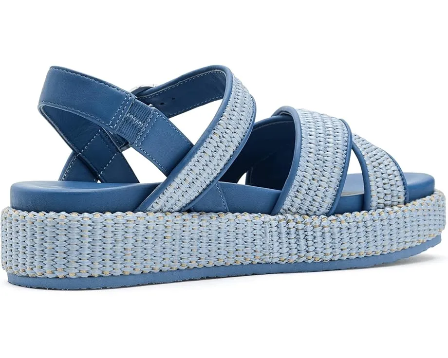 Сандалии Johnston & Murphy Carli Cross-Band с платформой из рафии