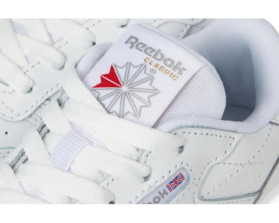 Кроссовки Reebok Classic Leather для детей с кожаным верхом и резиновой подошвой