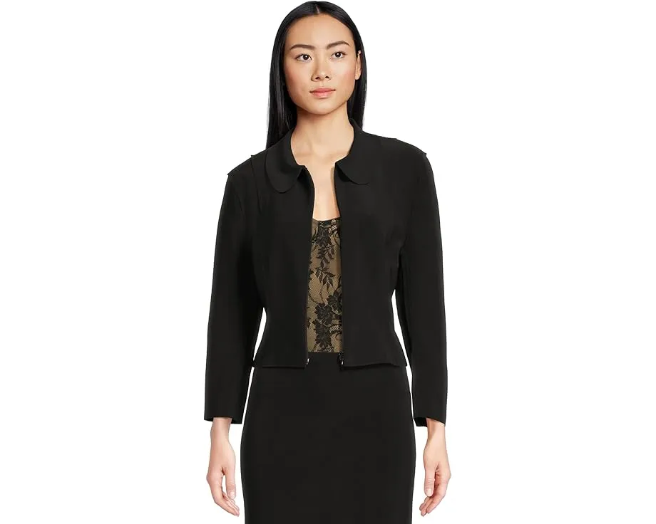 Короткое жакет Girl Jacket от Norma Kamali с воротником и молнией