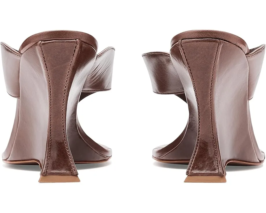 Туфли Schutz Maya на скульптурном каблуке с открытым носком