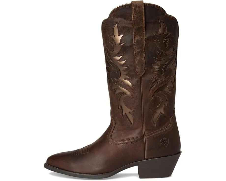 Ковбойские сапоги Heritage R Toe Retro с миндалевидным носком и технологией ATS Ariat