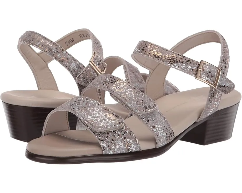 Сандалии SAS Savanna на устойчивом каблуке с регулируемыми ремешками и мягкой стелькой