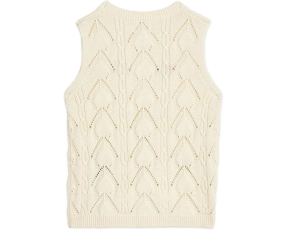 Детская футболка Delicate Flower Crochet Top от Hatley с хлопком