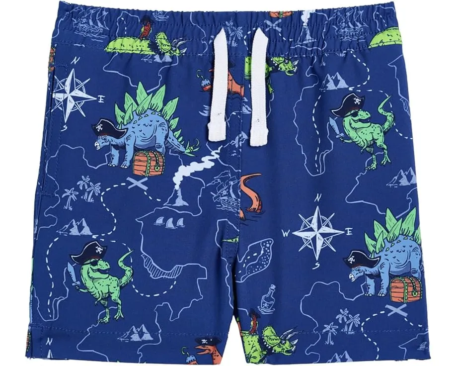 Плавательные шорты Chubbies Kids The Lil Rex Marks The Spot с динозаврами