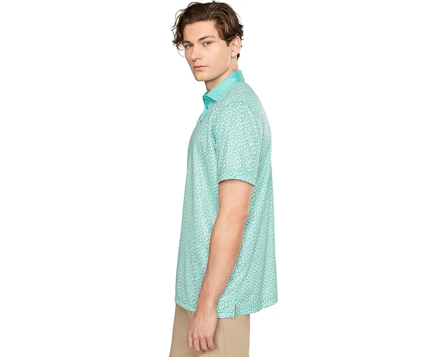 Поло Two of Hearts Polo Black Clover с принтом по всей поверхности
