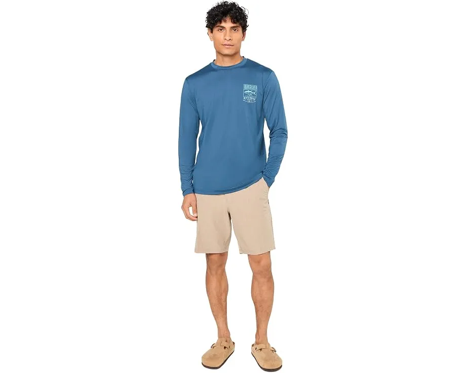 Серф-футболка Quiksilver Gradient Tuna с длинным рукавом