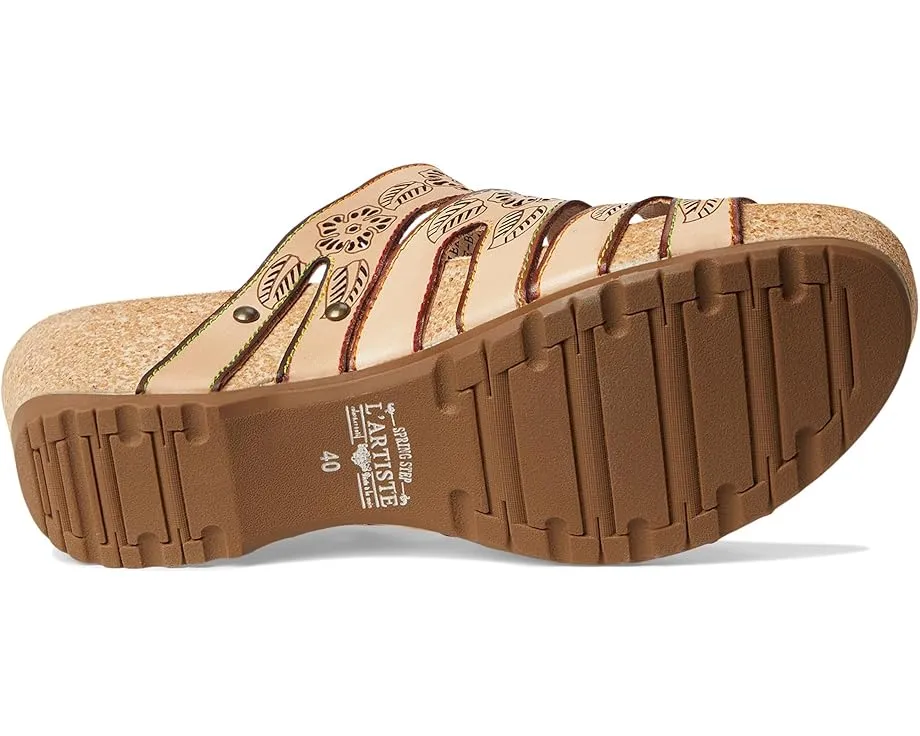 Сандалии Carbone с клиновидным каблуком и регулируемыми ремешками