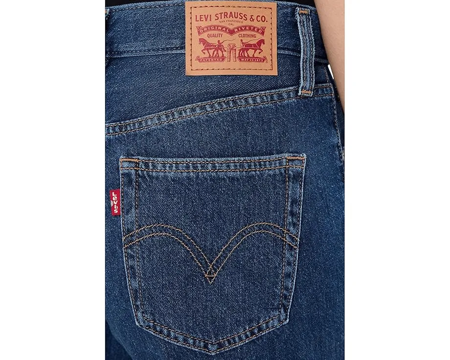 Джинсы Levi's Middy Wide Leg Ankle с широкими штанинами и средней посадкой