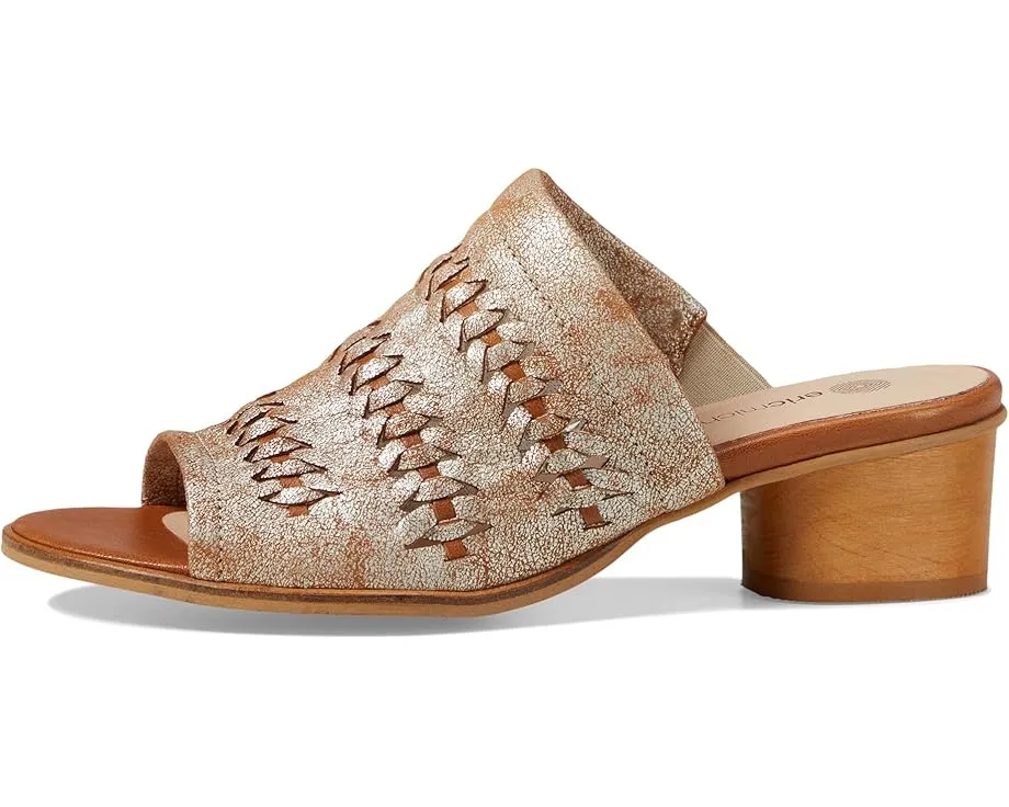 Босоножки Eric Michael Lisbon с плетеным верхом и квадратным каблуком