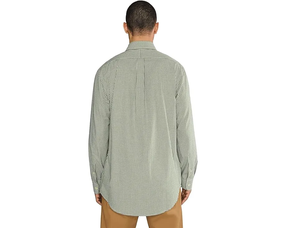Рубашка Polo Ralph Lauren Classic Fit из гингема с эластаном и вышитым пони
