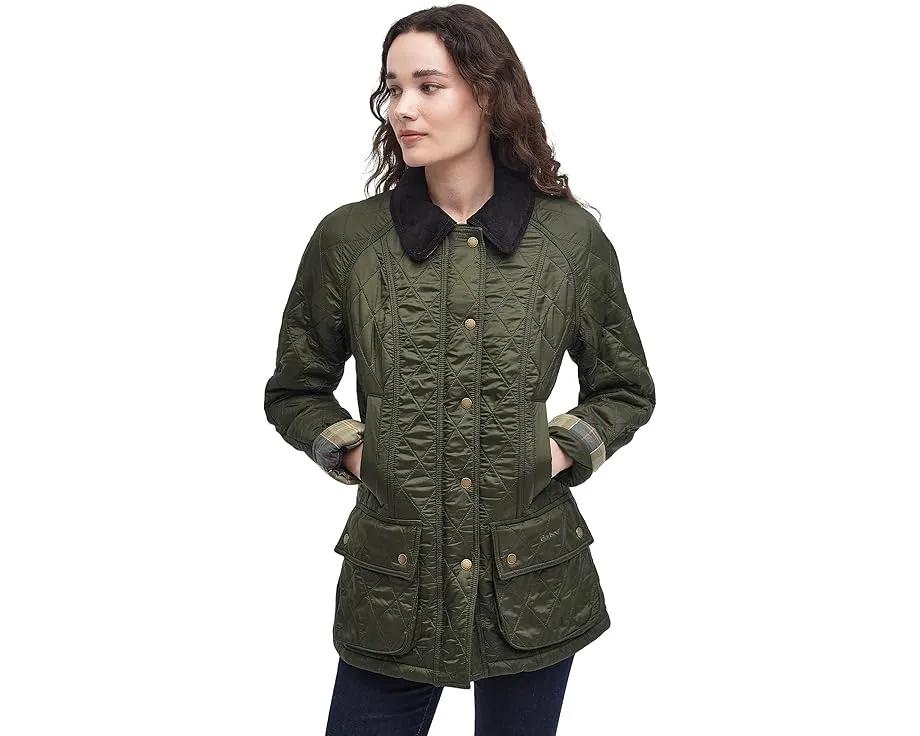 Стеганая куртка Beadnell Polarquilt с воротником и карманами от Barbour