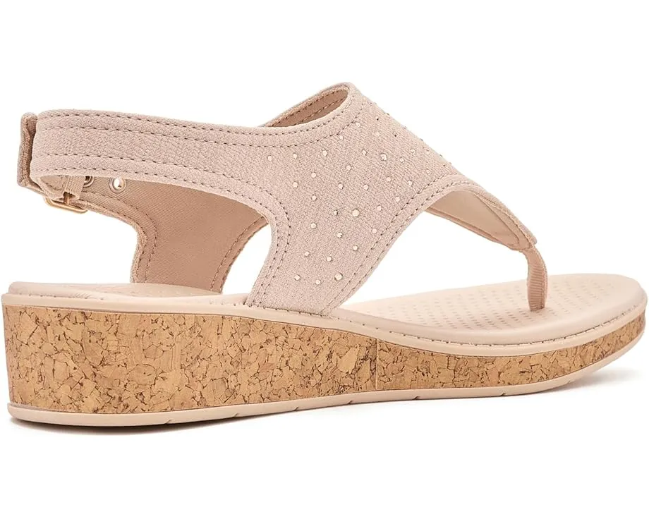 Сандалии Beachybright Thong с пайетками и клином LifeStride
