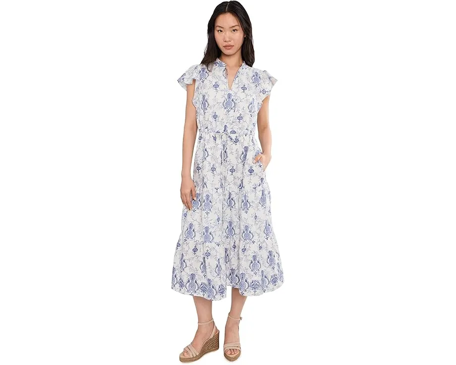 Noble Pineapple Midi Dress