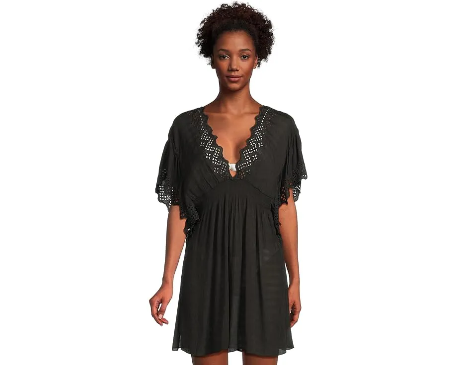 Туника BECCA Barbados с глубоким вырезом и рукавами-фонариками