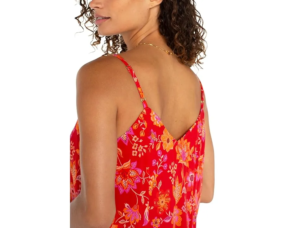 Макси-платье Liverpool Los Angeles Spaghetti Strap Woven с карманами