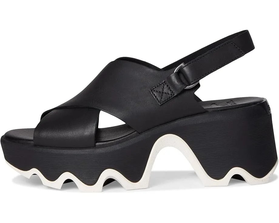 Сандалии SOREL Kinetic Aura Slingback с перекрестным ремешком и квадратным каблуком